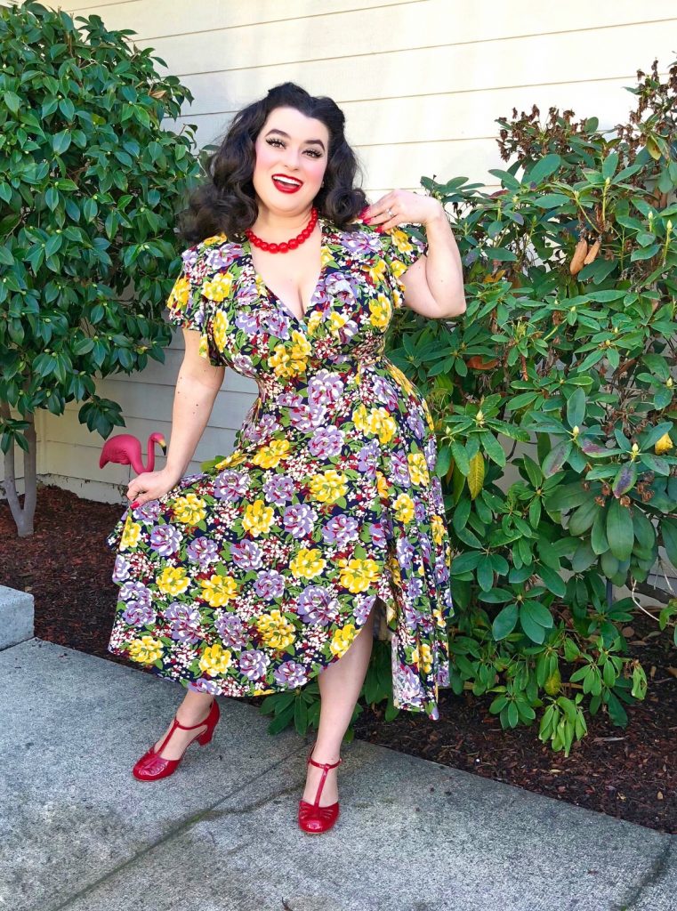 1940s Figure Flattering Blanche Dress by Trashy Diva | Crazy4Me - The ...